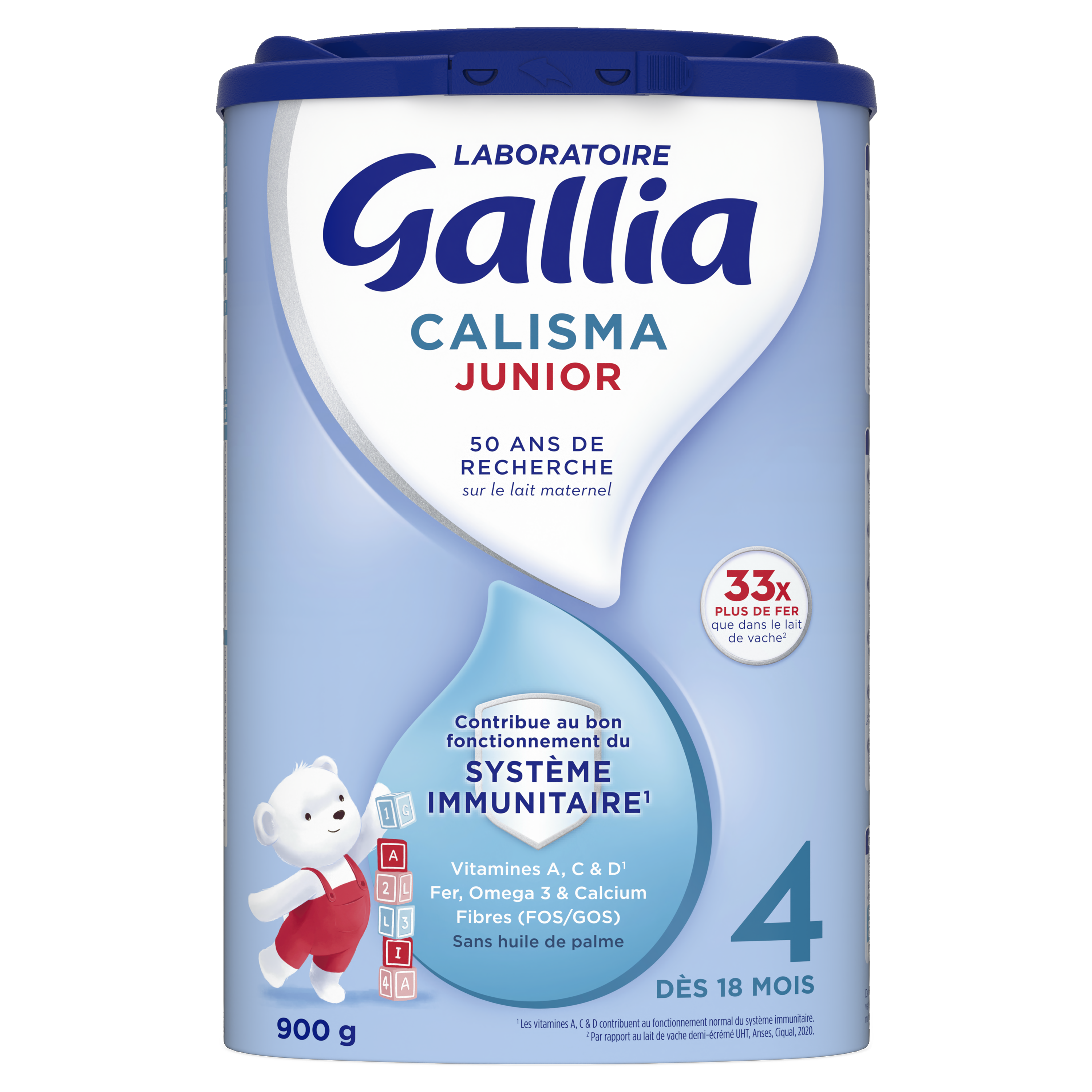 Gallia Junior Lait Infantile 4ème âge, à partir de 24 mois, boite